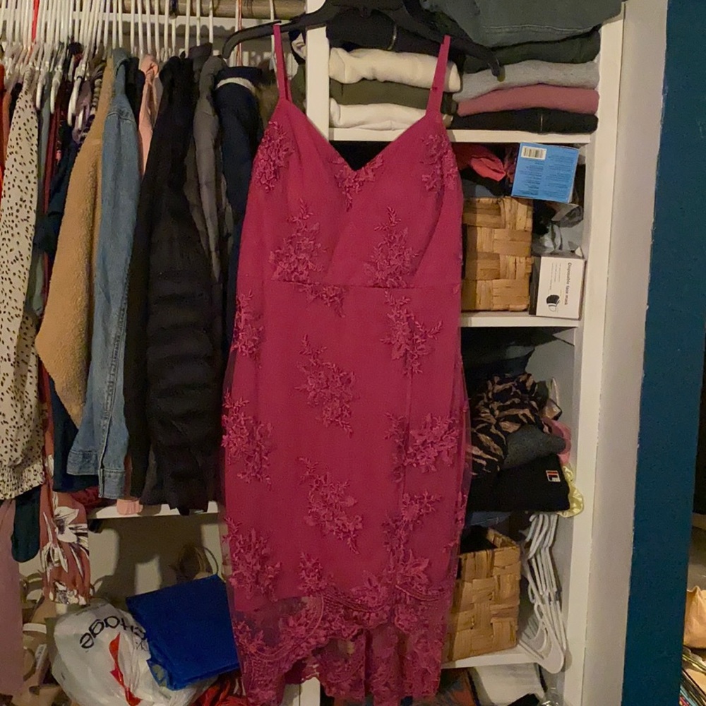 Pink guess formal dress